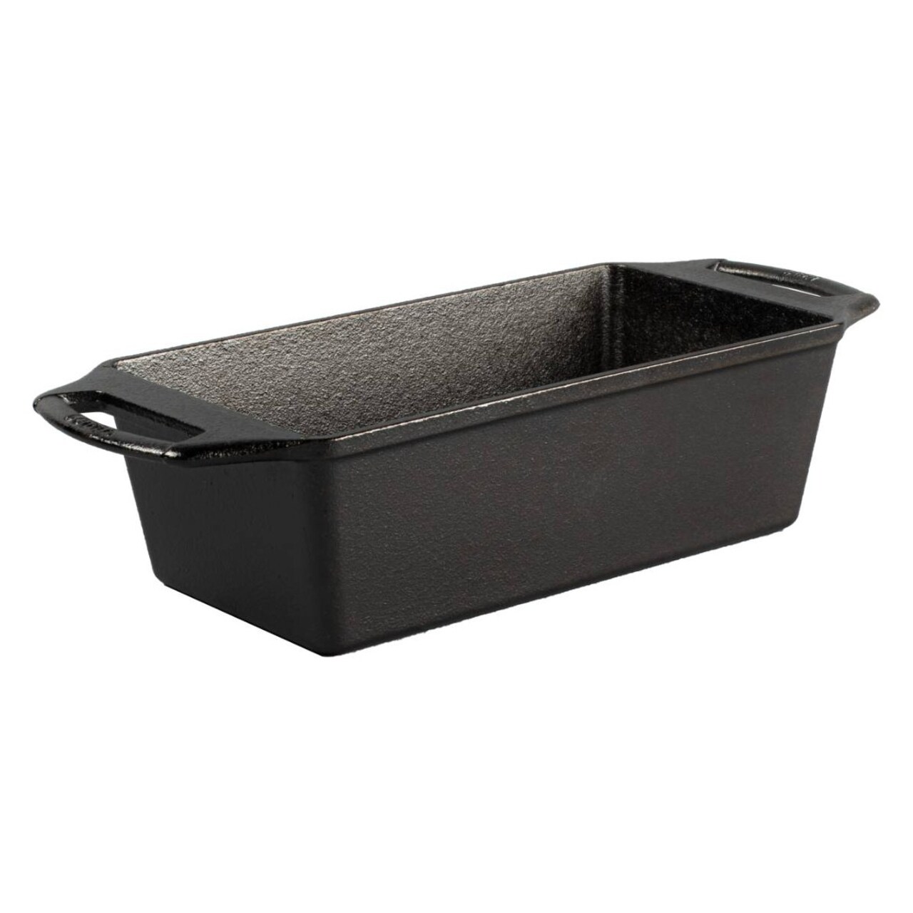 Lodge Cast Iron Loaf Baking Pan Seasoned Dual Handles 8.5 x 4.5